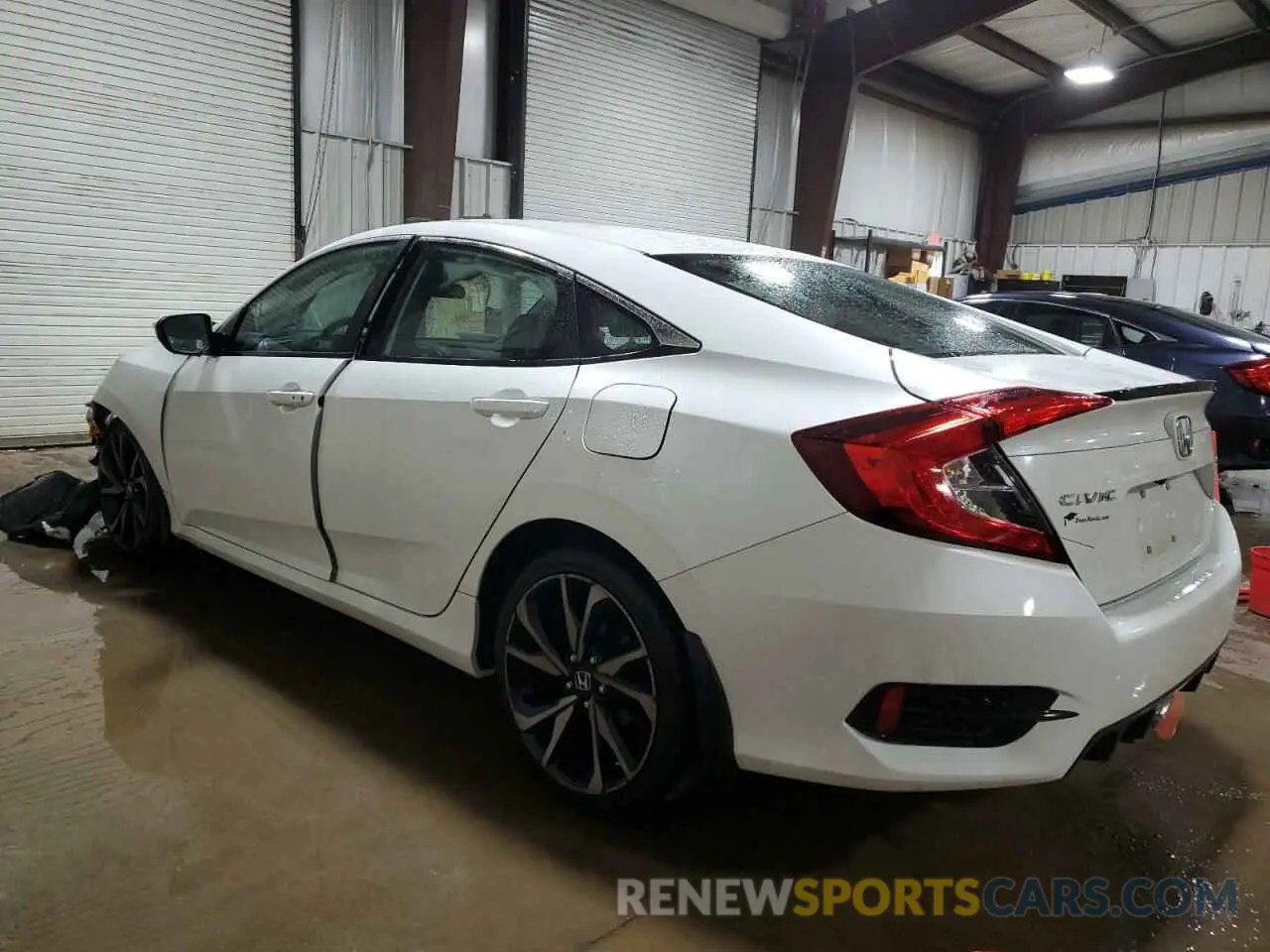 2 fotografías del automóvil dañado 2HGFC2F81KH594141 HONDA CIVIC 2019