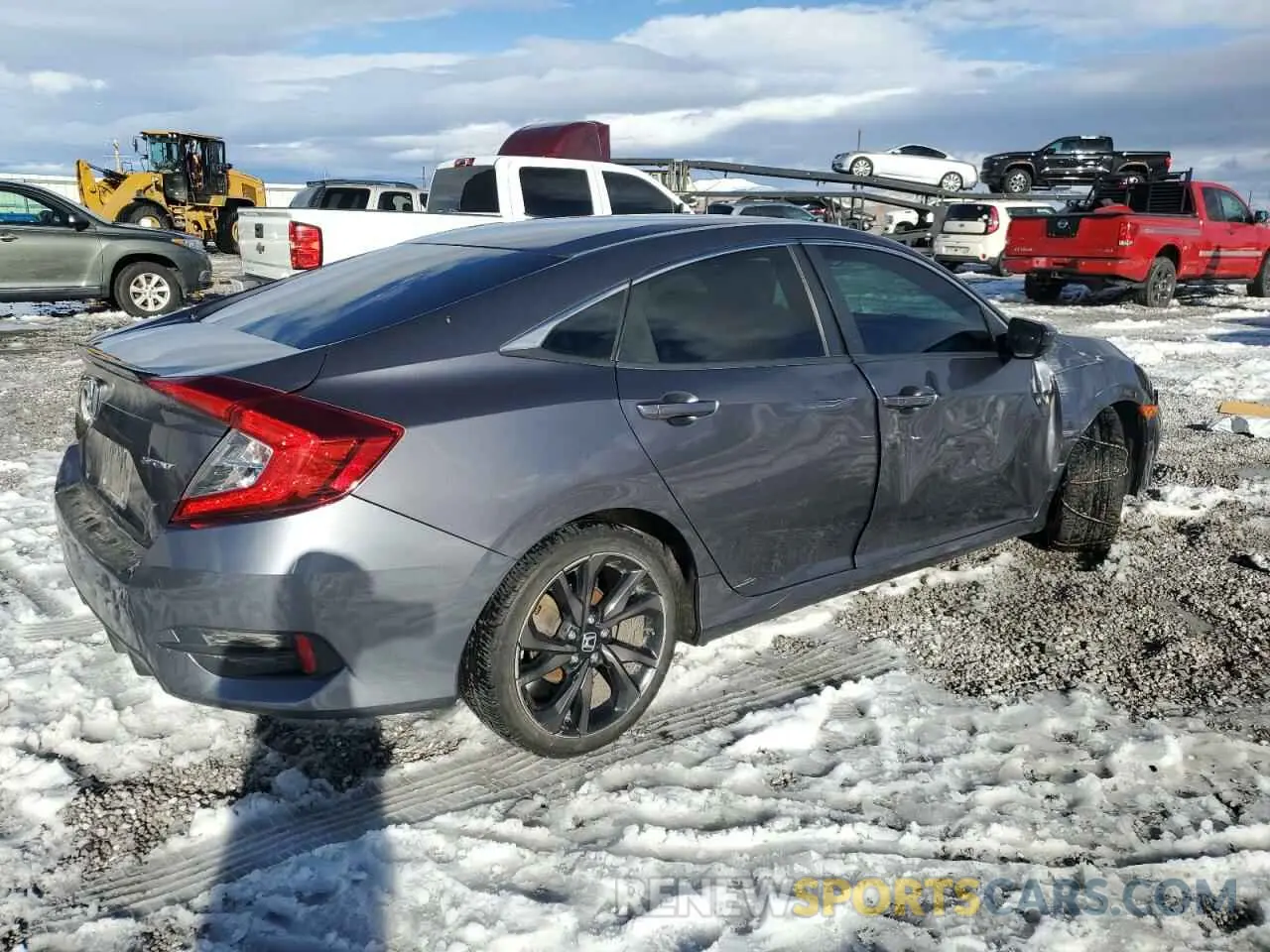 3 fotografías del automóvil dañado 2HGFC2F82KH506102 HONDA CIVIC 2019