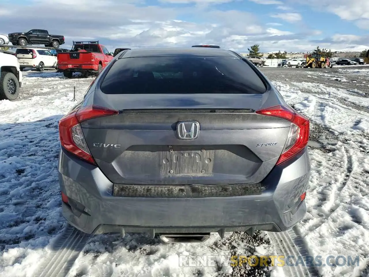 6 fotografías del automóvil dañado 2HGFC2F82KH506102 HONDA CIVIC 2019