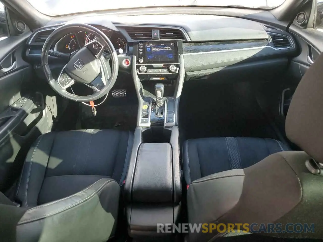 8 fotografías del automóvil dañado 2HGFC2F82KH506102 HONDA CIVIC 2019