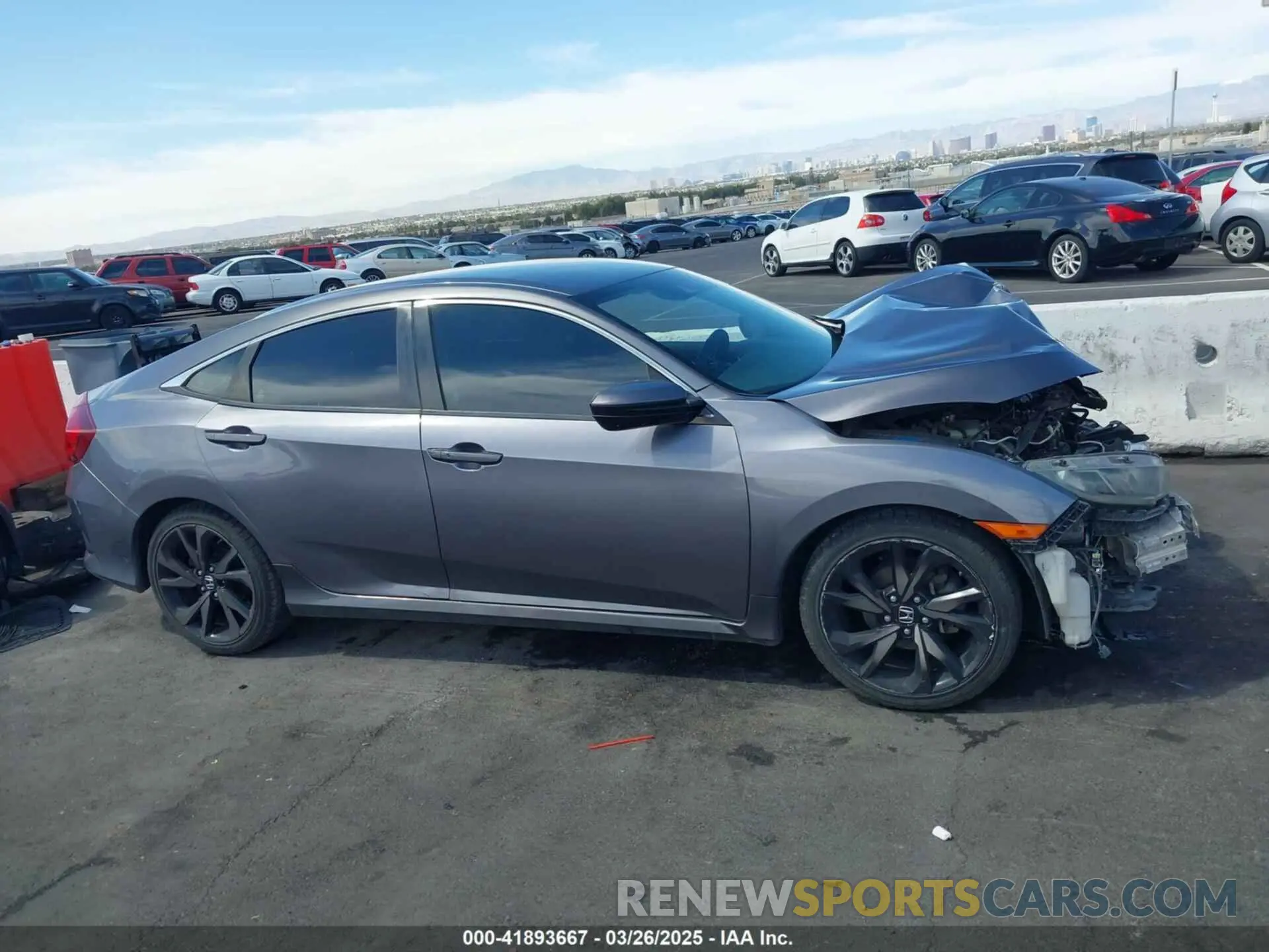 13 fotografías del automóvil dañado 2HGFC2F82KH511252 HONDA CIVIC 2019