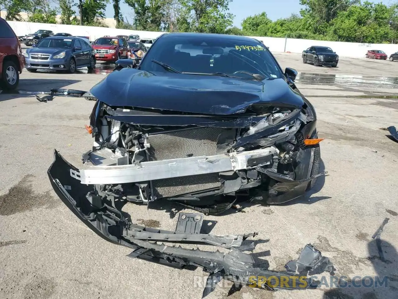 5 fotografías del automóvil dañado 2HGFC2F82KH526754 HONDA CIVIC 2019