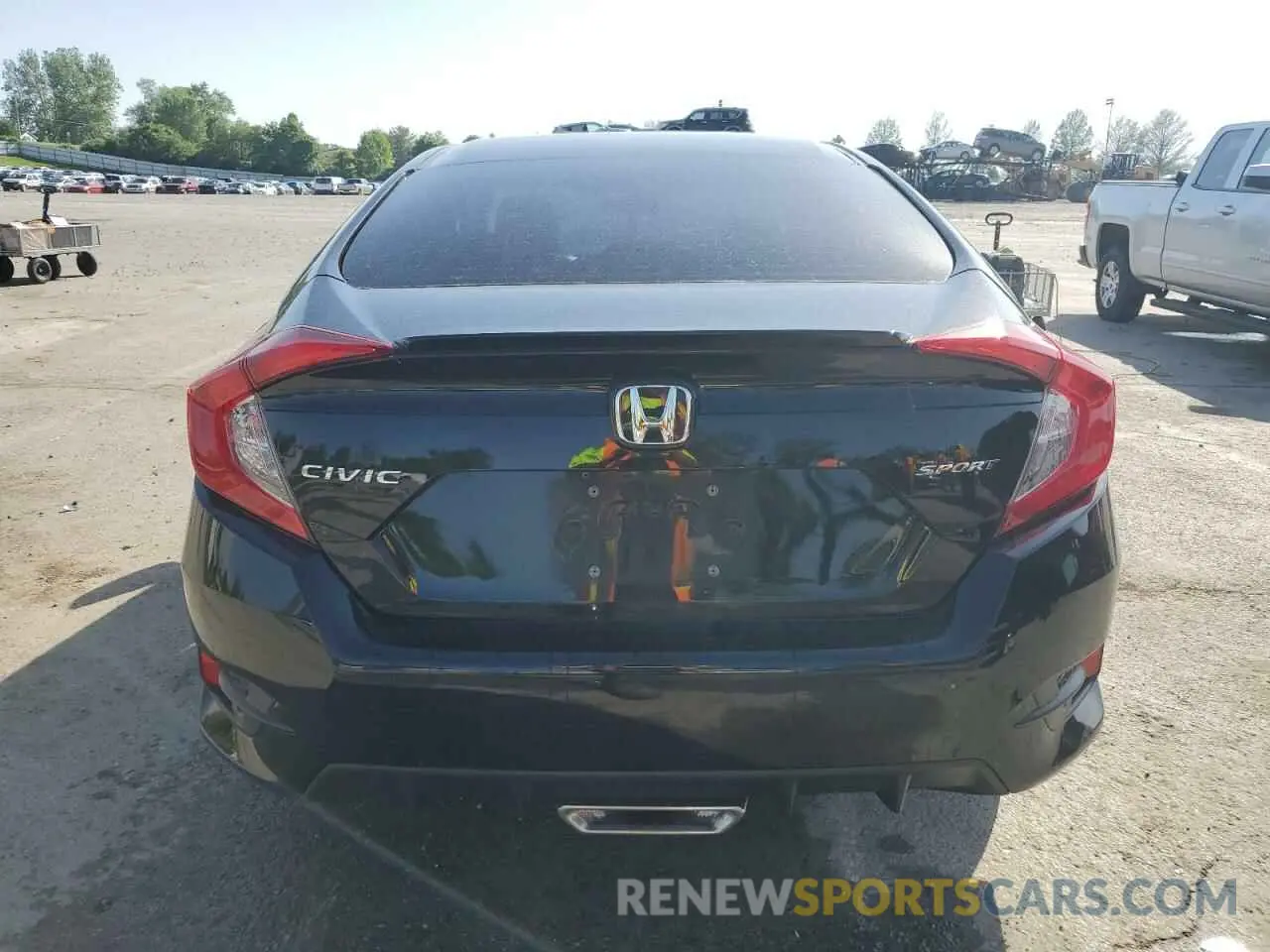 6 fotografías del automóvil dañado 2HGFC2F82KH526754 HONDA CIVIC 2019