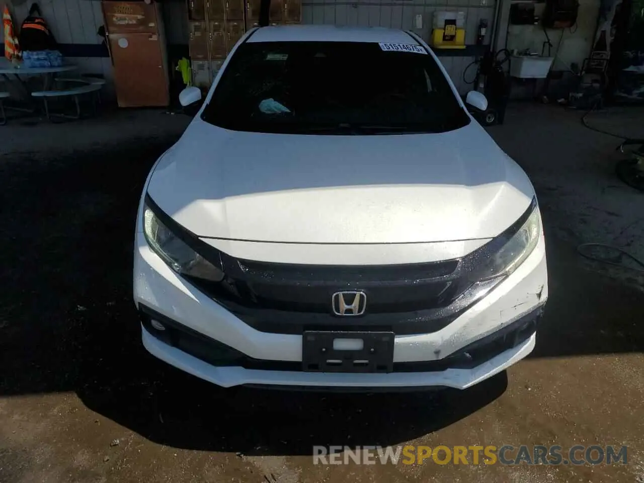 5 fotografías del automóvil dañado 2HGFC2F82KH528858 HONDA CIVIC 2019