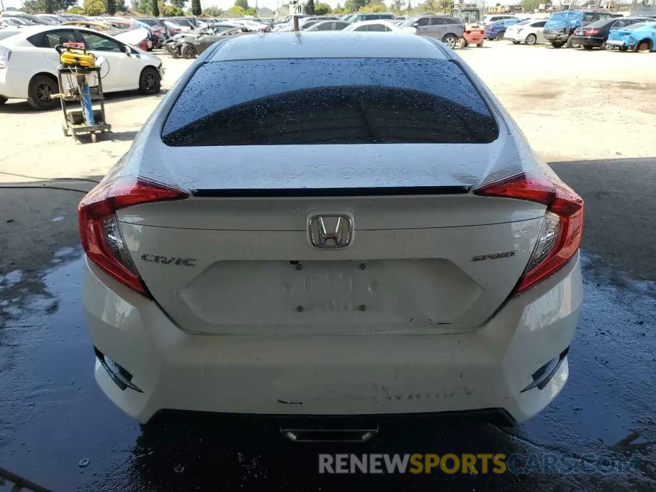 6 fotografías del automóvil dañado 2HGFC2F82KH528858 HONDA CIVIC 2019