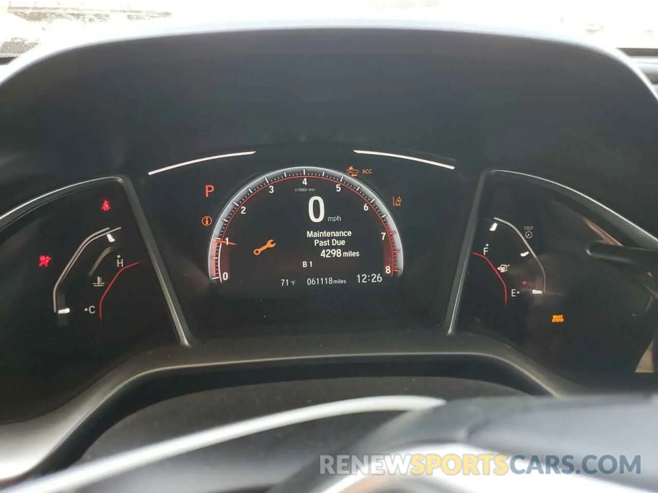9 fotografías del automóvil dañado 2HGFC2F82KH528858 HONDA CIVIC 2019