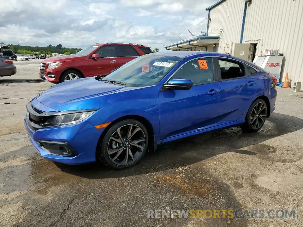 1 fotografías del automóvil dañado 2HGFC2F82KH562525 HONDA CIVIC 2019