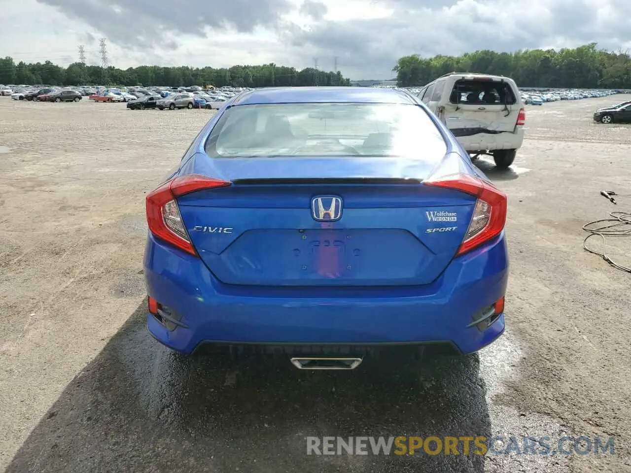6 fotografías del automóvil dañado 2HGFC2F82KH562525 HONDA CIVIC 2019