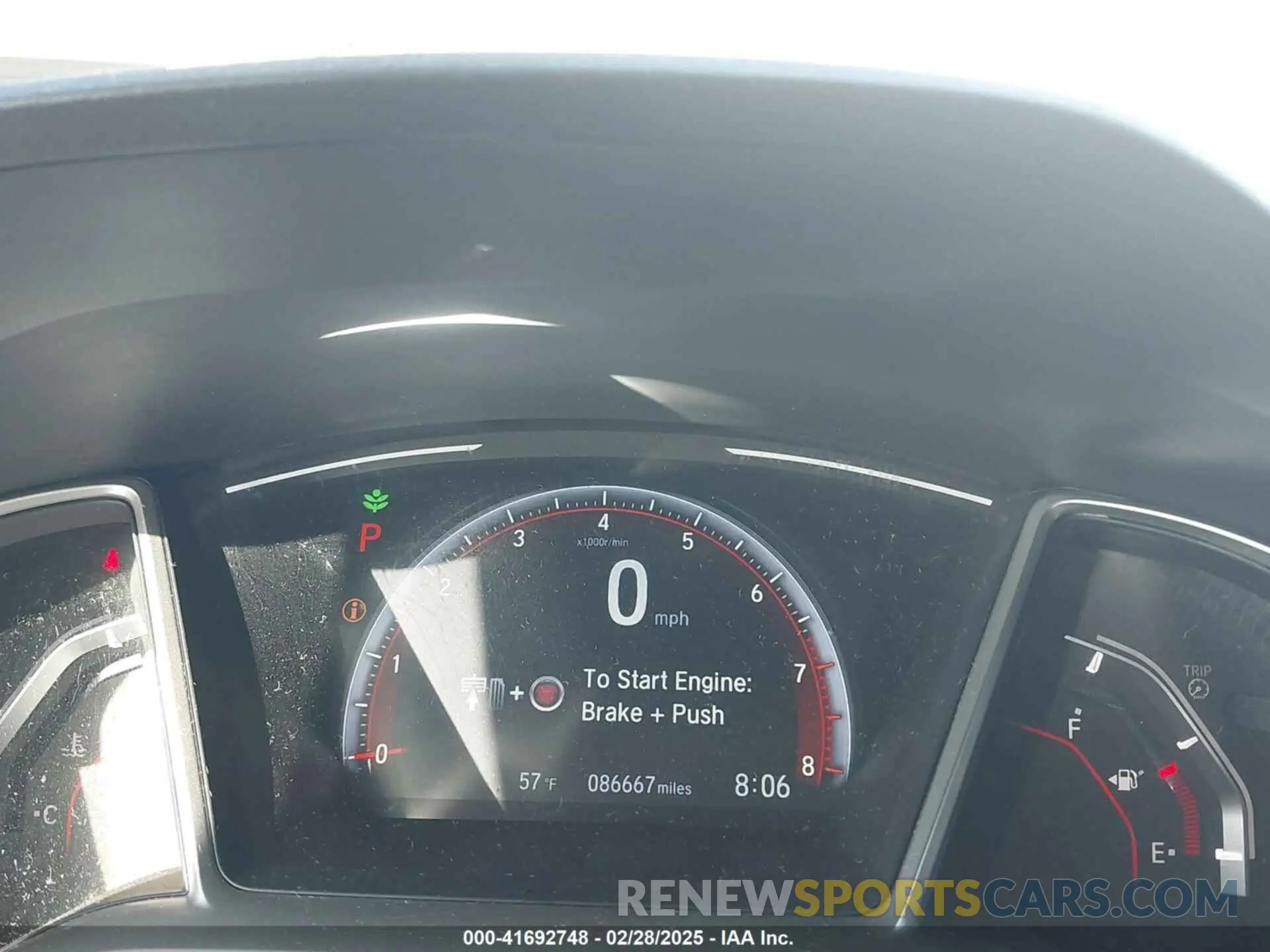 15 fotografías del automóvil dañado 2HGFC2F82KH601372 HONDA CIVIC 2019