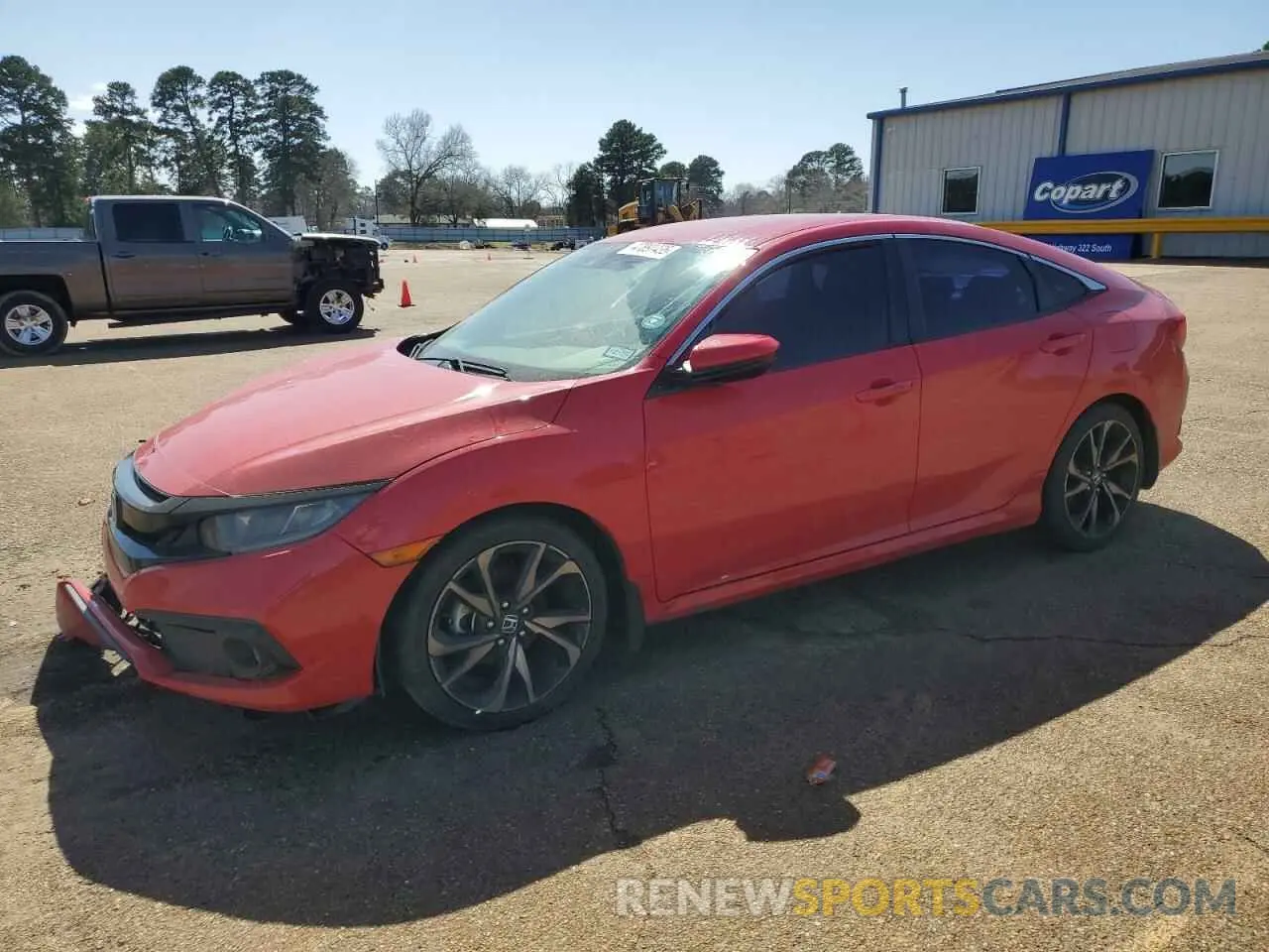 1 fotografías del automóvil dañado 2HGFC2F83KH511793 HONDA CIVIC 2019