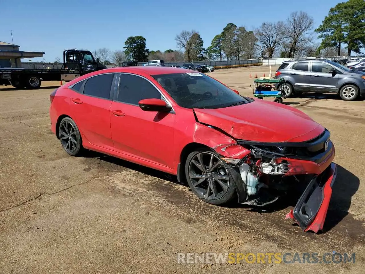 4 fotografías del automóvil dañado 2HGFC2F83KH511793 HONDA CIVIC 2019