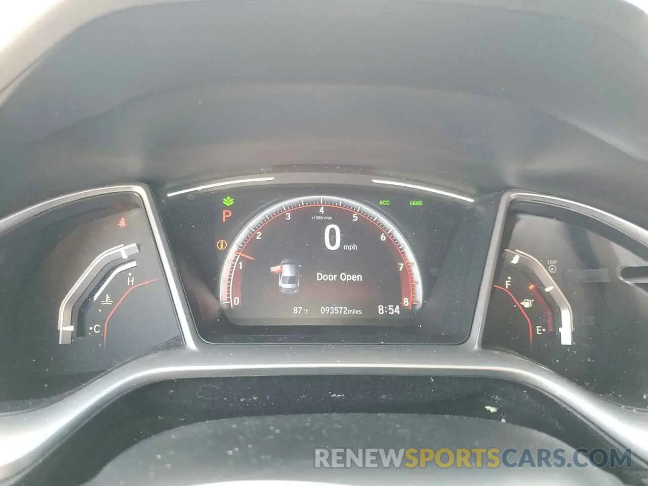 9 fotografías del automóvil dañado 2HGFC2F83KH545068 HONDA CIVIC 2019