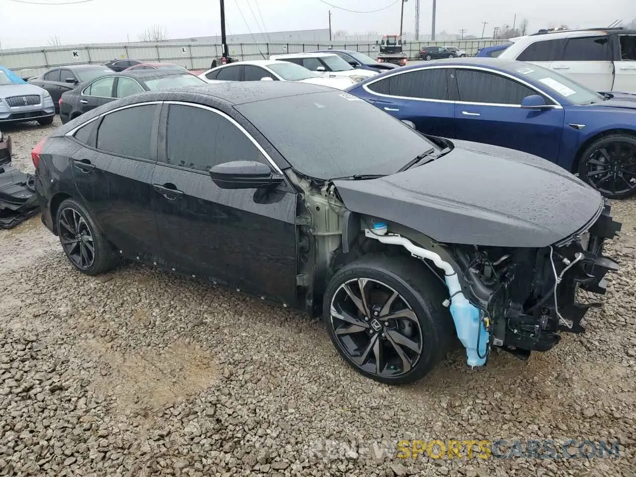 4 fotografías del automóvil dañado 2HGFC2F83KH550562 HONDA CIVIC 2019