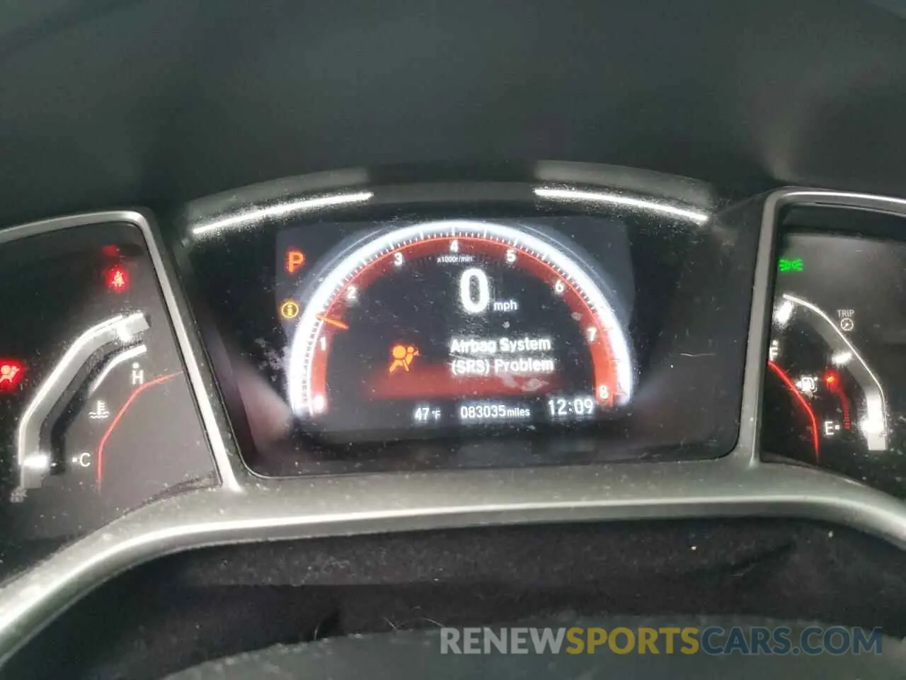 9 fotografías del automóvil dañado 2HGFC2F83KH550562 HONDA CIVIC 2019