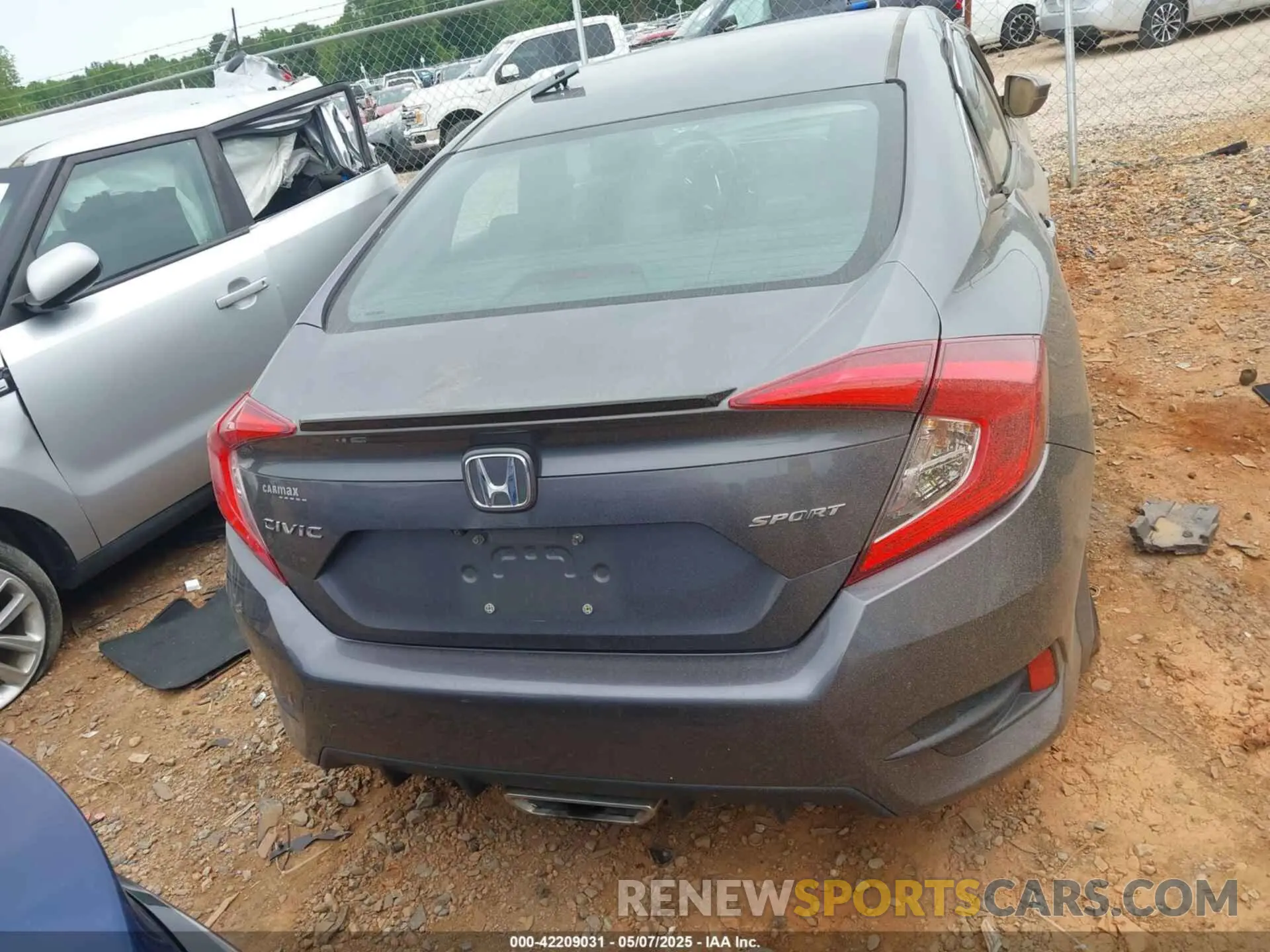 16 fotografías del automóvil dañado 2HGFC2F83KH562064 HONDA CIVIC 2019