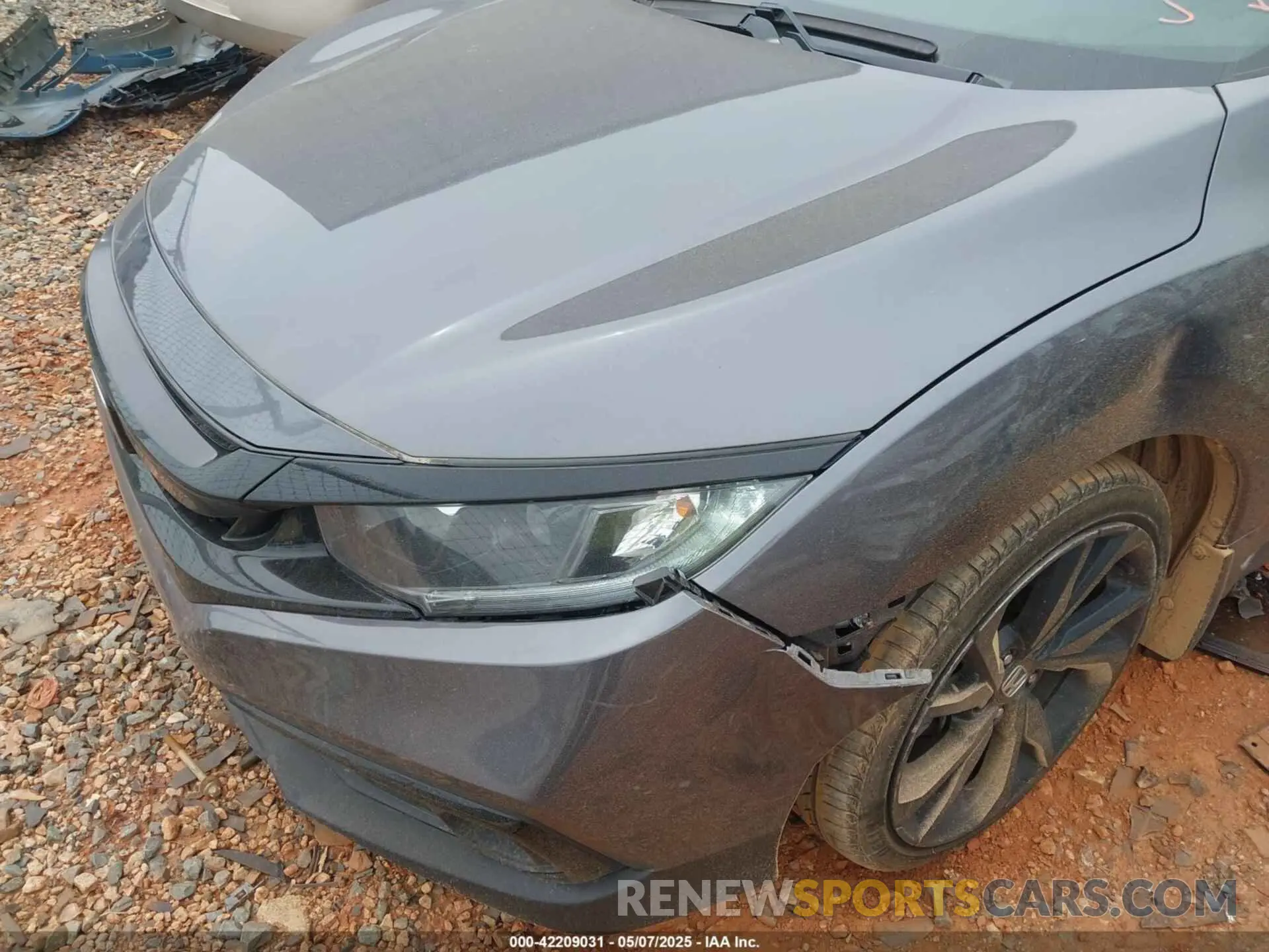 6 fotografías del automóvil dañado 2HGFC2F83KH562064 HONDA CIVIC 2019