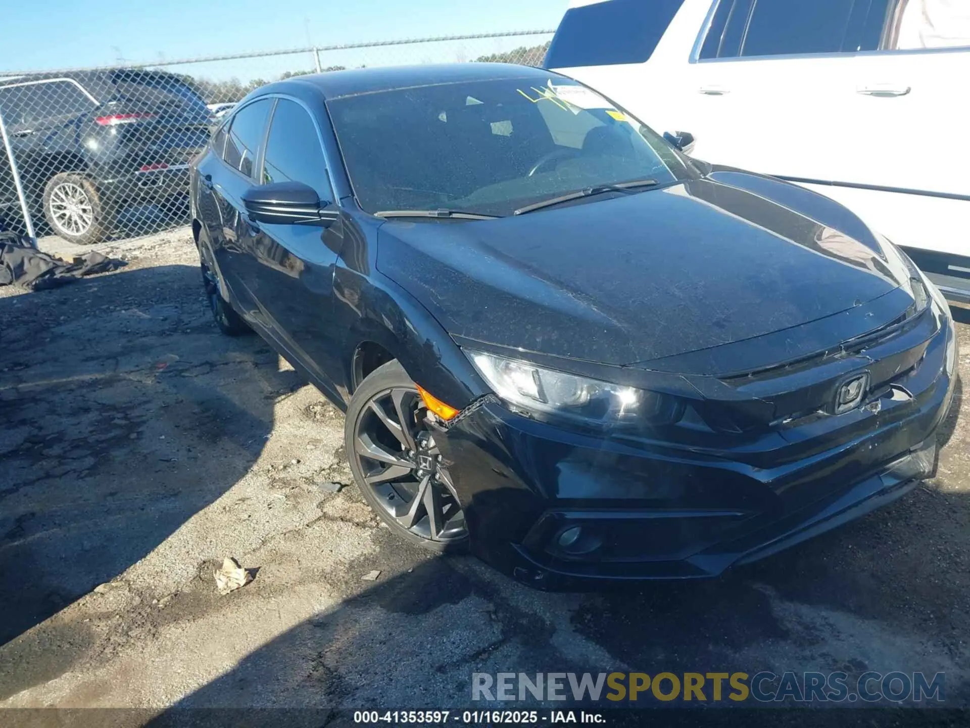 1 fotografías del automóvil dañado 2HGFC2F83KH567345 HONDA CIVIC 2019