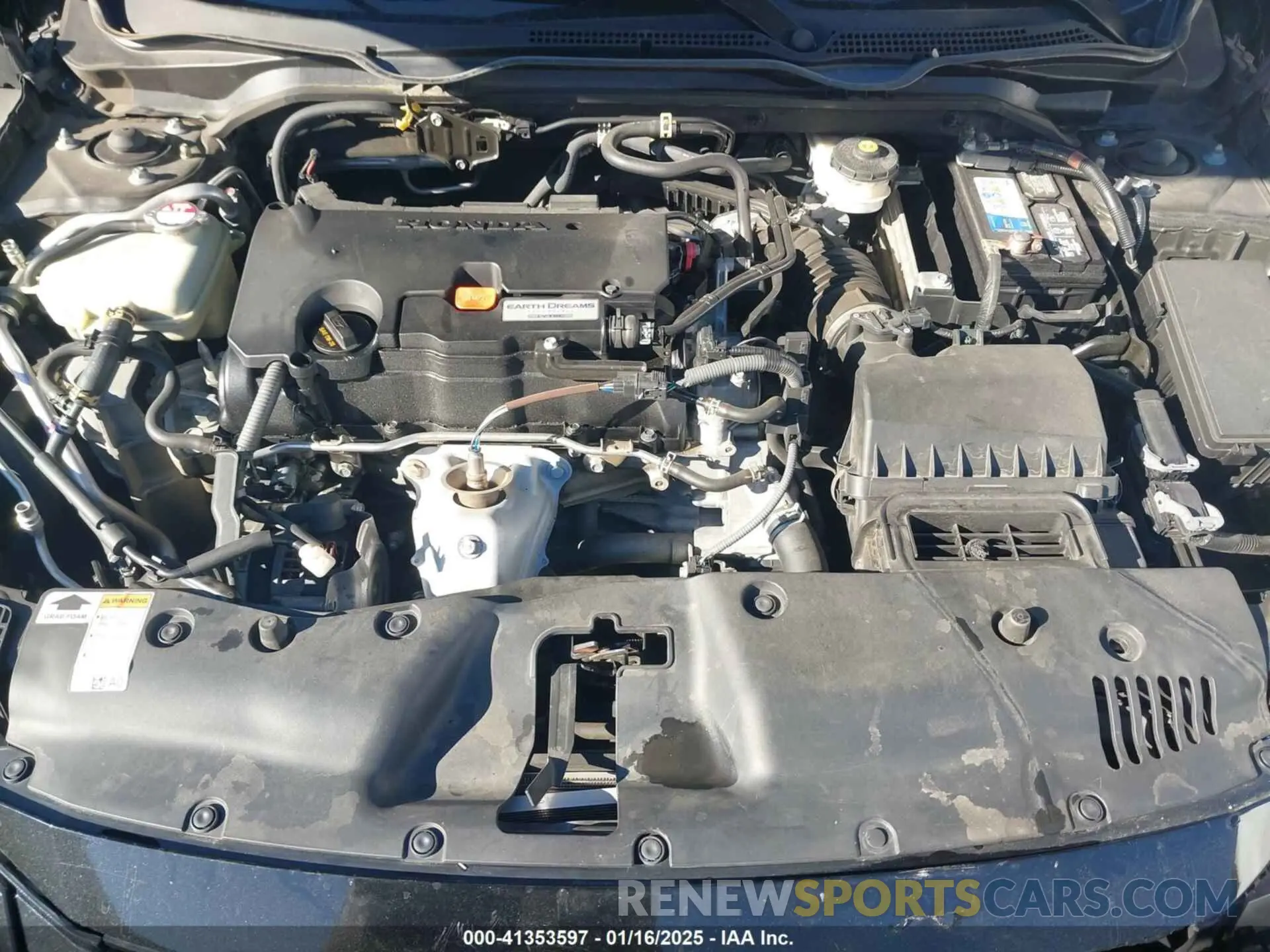 10 fotografías del automóvil dañado 2HGFC2F83KH567345 HONDA CIVIC 2019