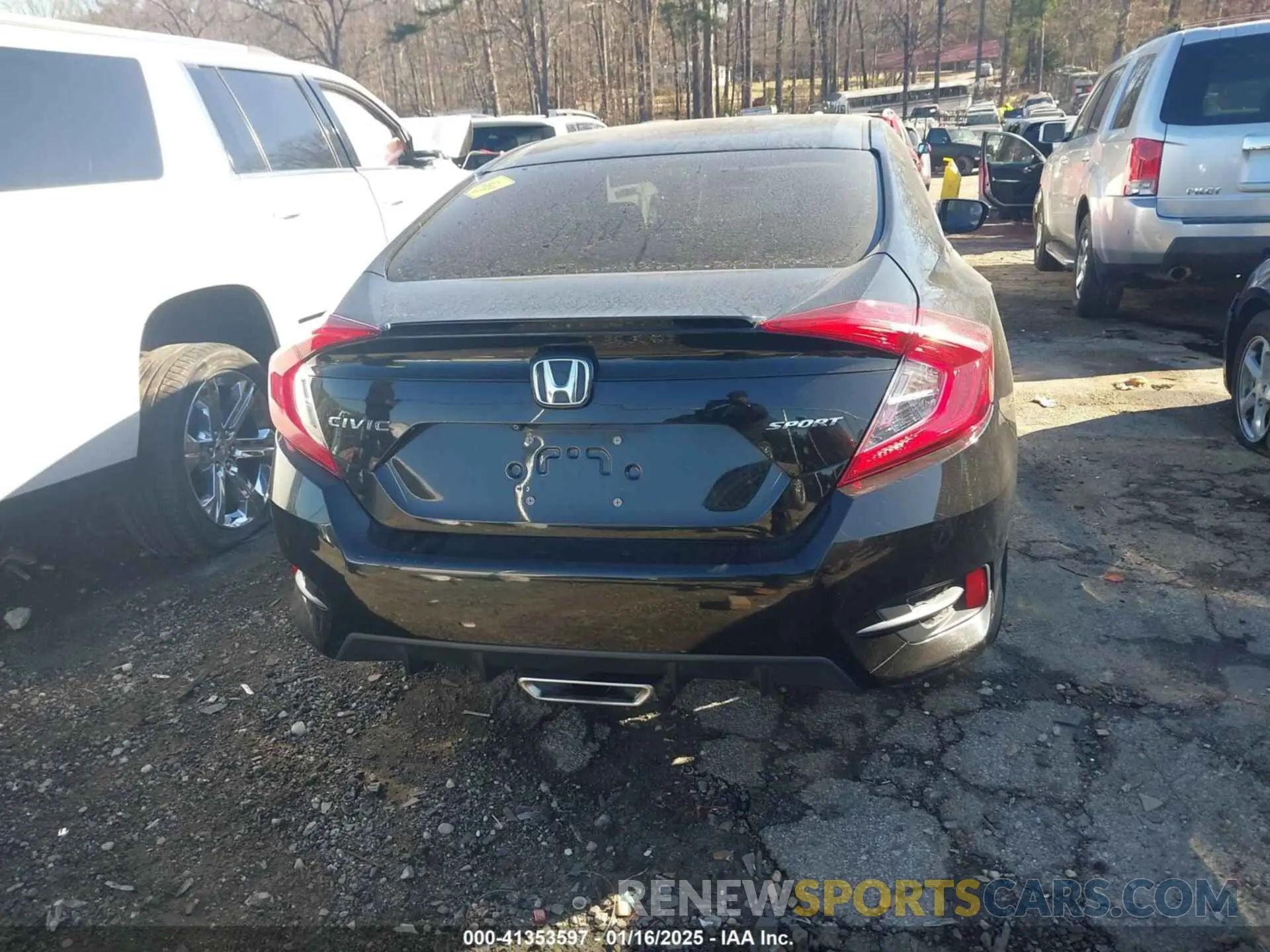 16 fotografías del automóvil dañado 2HGFC2F83KH567345 HONDA CIVIC 2019