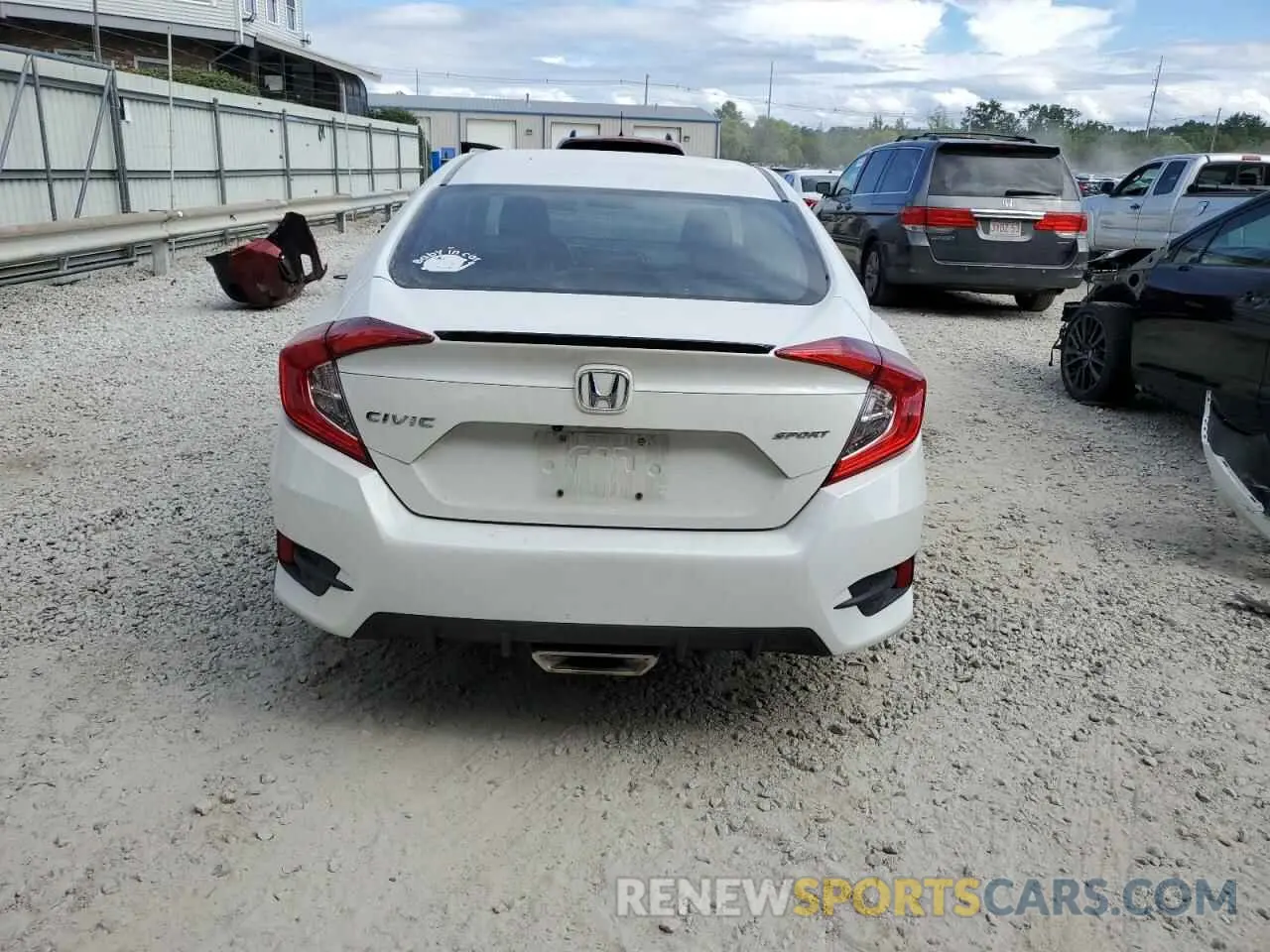 6 fotografías del automóvil dañado 2HGFC2F83KH569998 HONDA CIVIC 2019