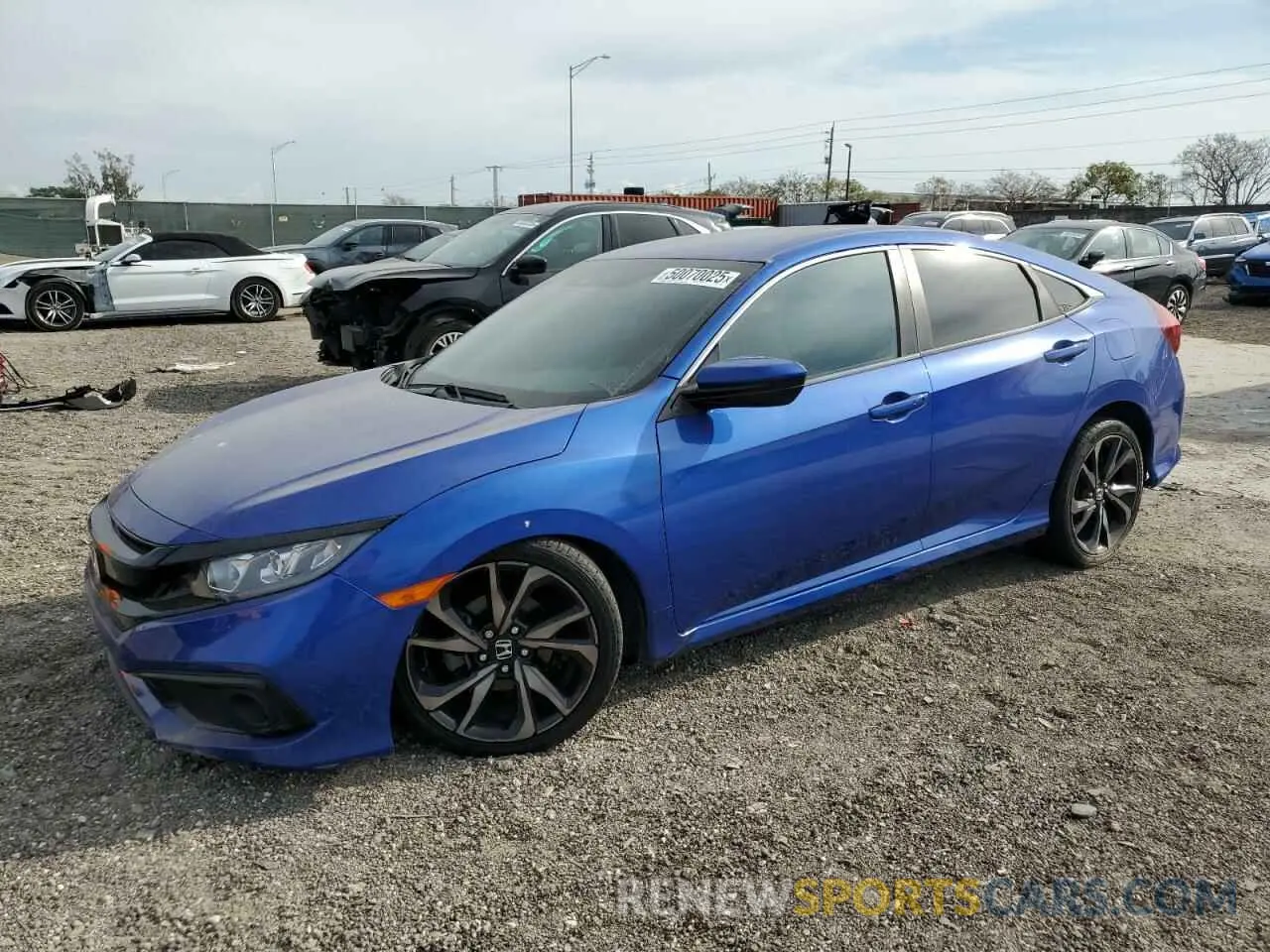 1 fotografías del automóvil dañado 2HGFC2F83KH576692 HONDA CIVIC 2019