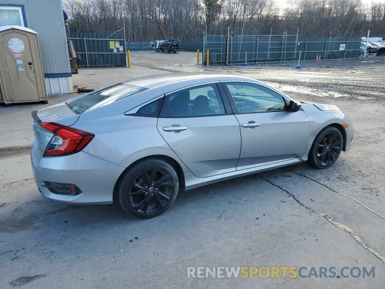 3 fotografías del automóvil dañado 2HGFC2F83KH590205 HONDA CIVIC 2019