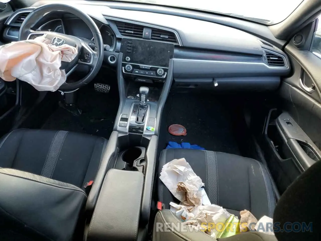 8 fotografías del automóvil dañado 2HGFC2F83KH590205 HONDA CIVIC 2019