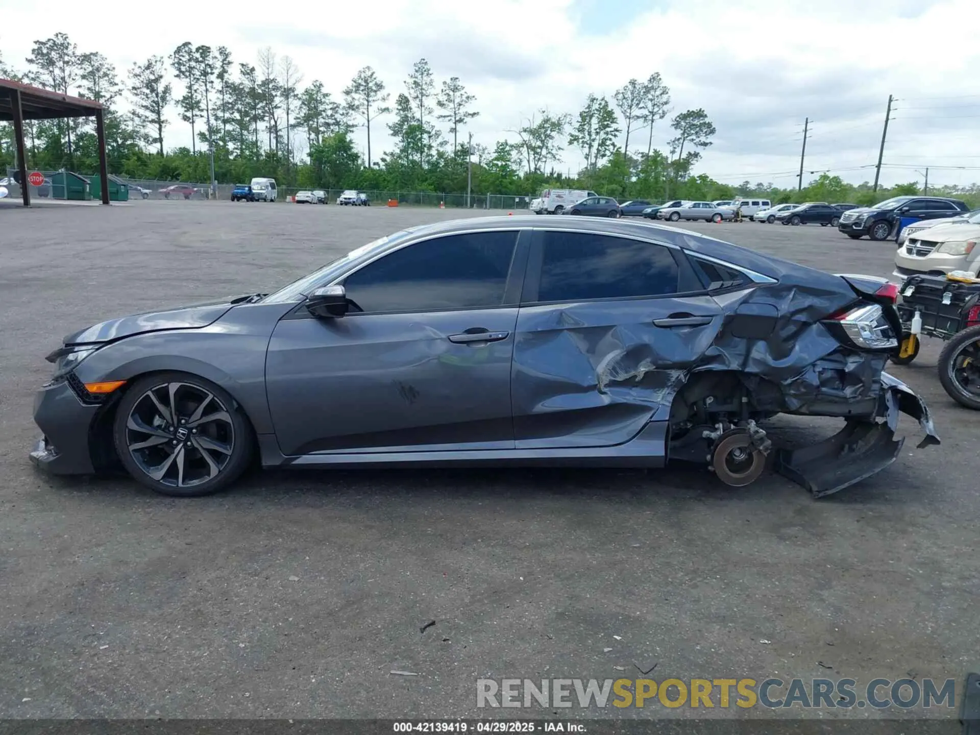 14 fotografías del automóvil dañado 2HGFC2F83KH590804 HONDA CIVIC 2019