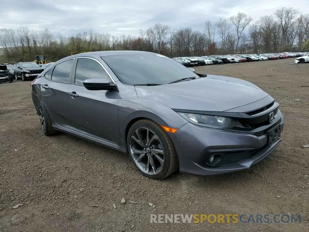 4 fotografías del automóvil dañado 2HGFC2F83KH604054 HONDA CIVIC 2019