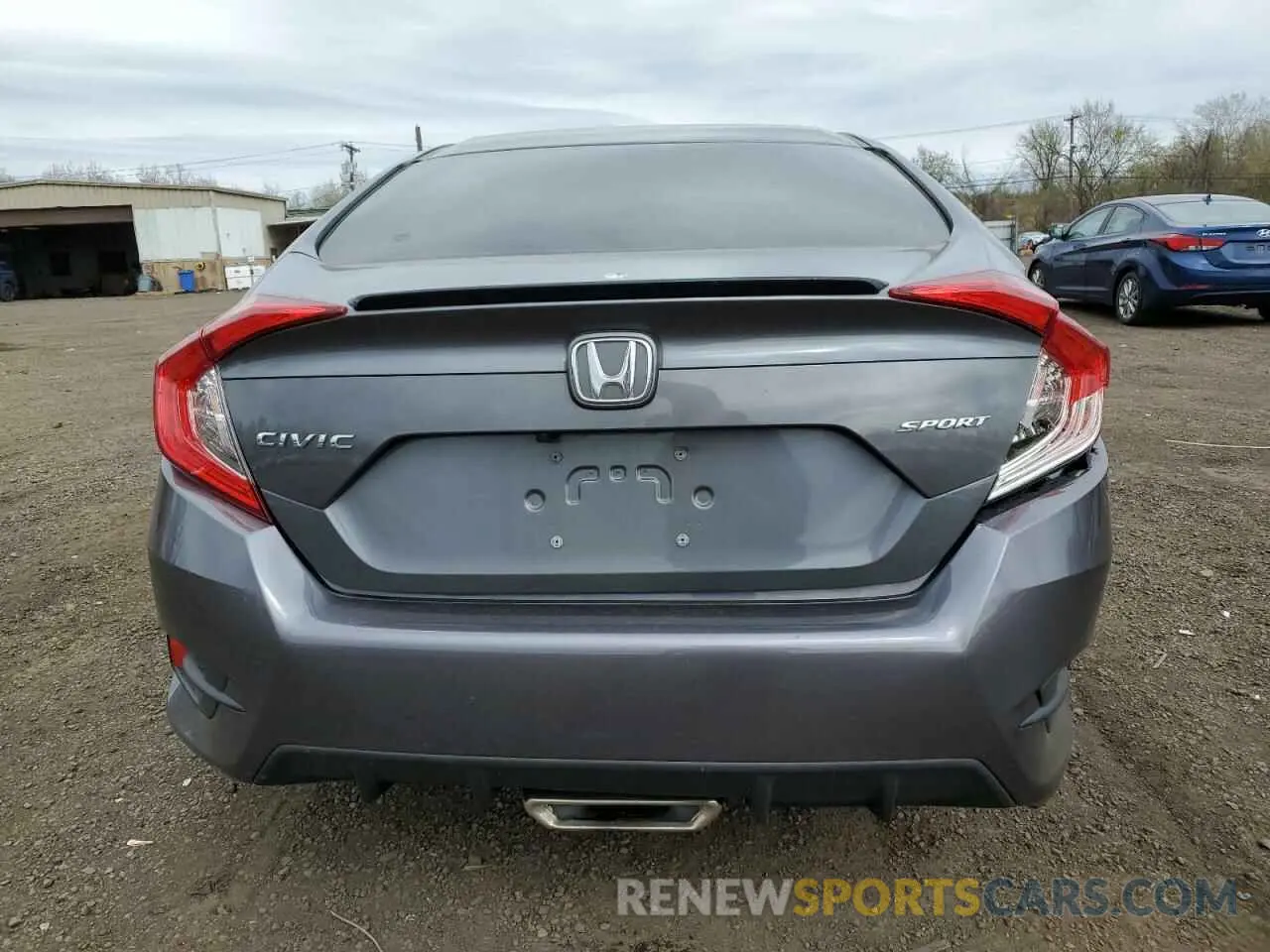 6 fotografías del automóvil dañado 2HGFC2F83KH604054 HONDA CIVIC 2019