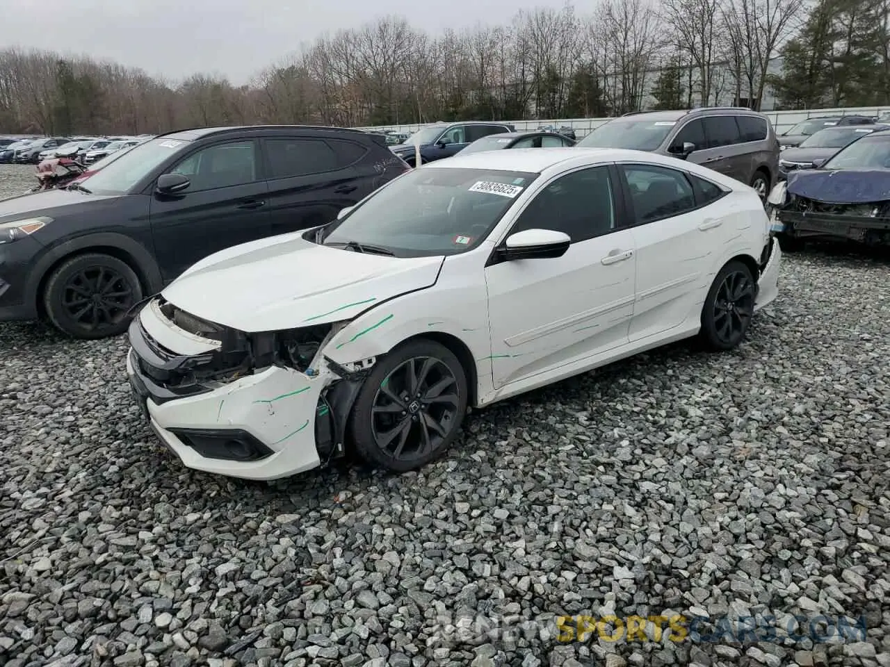 1 fotografías del automóvil dañado 2HGFC2F84KH510751 HONDA CIVIC 2019