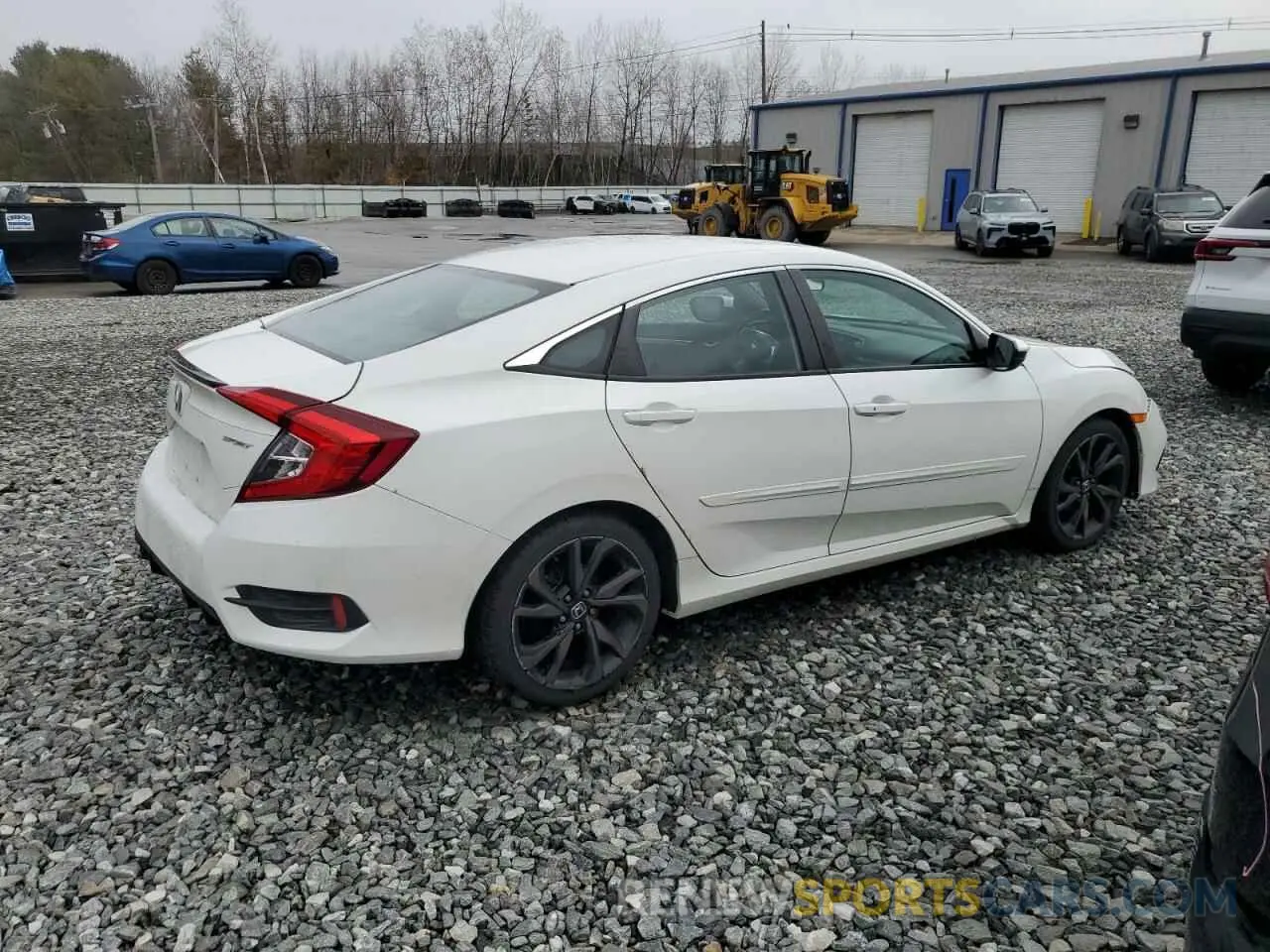 3 fotografías del automóvil dañado 2HGFC2F84KH510751 HONDA CIVIC 2019