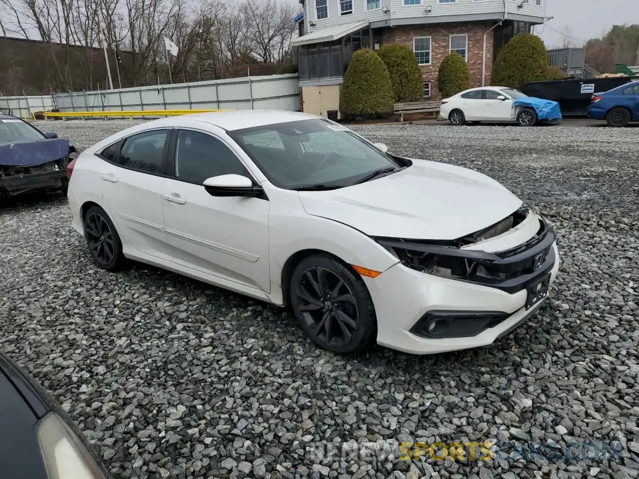 4 fotografías del automóvil dañado 2HGFC2F84KH510751 HONDA CIVIC 2019