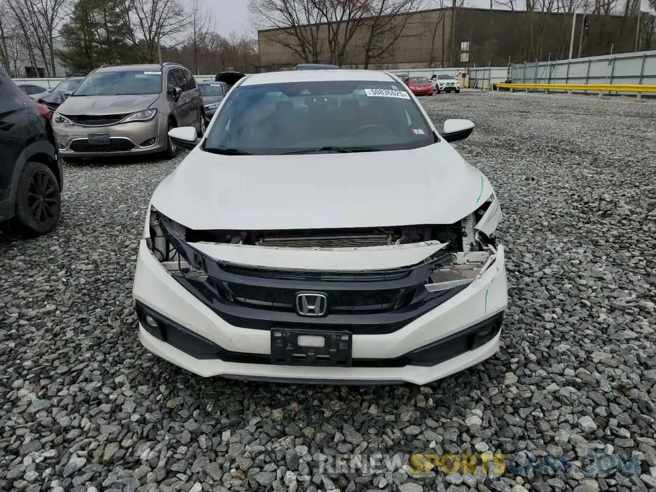 5 fotografías del automóvil dañado 2HGFC2F84KH510751 HONDA CIVIC 2019