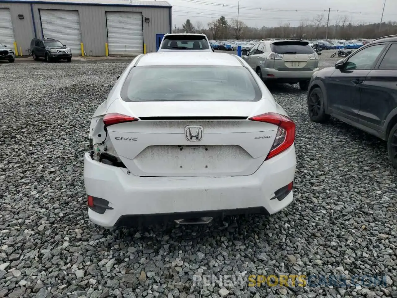 6 fotografías del automóvil dañado 2HGFC2F84KH510751 HONDA CIVIC 2019