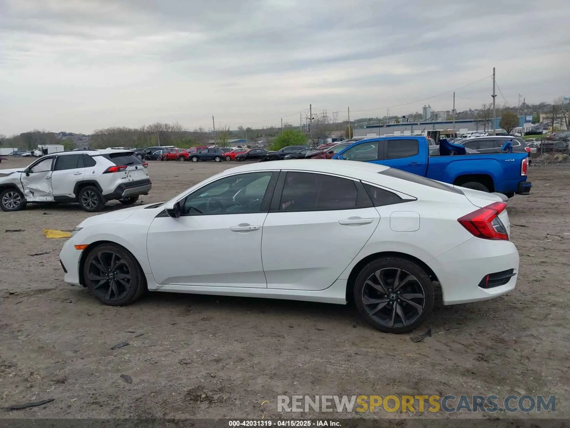 14 fotografías del automóvil dañado 2HGFC2F84KH516730 HONDA CIVIC 2019
