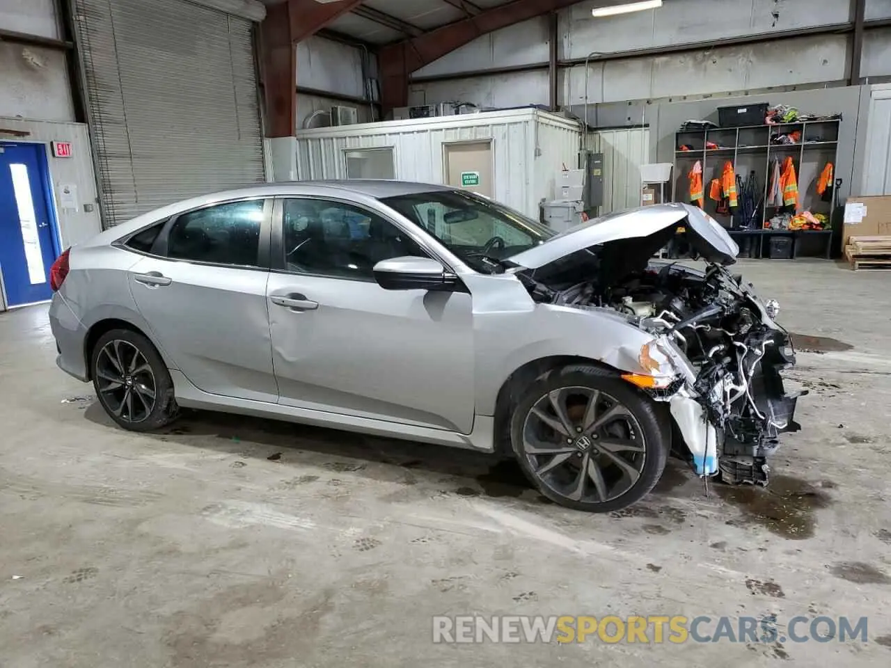 4 fotografías del automóvil dañado 2HGFC2F84KH553700 HONDA CIVIC 2019