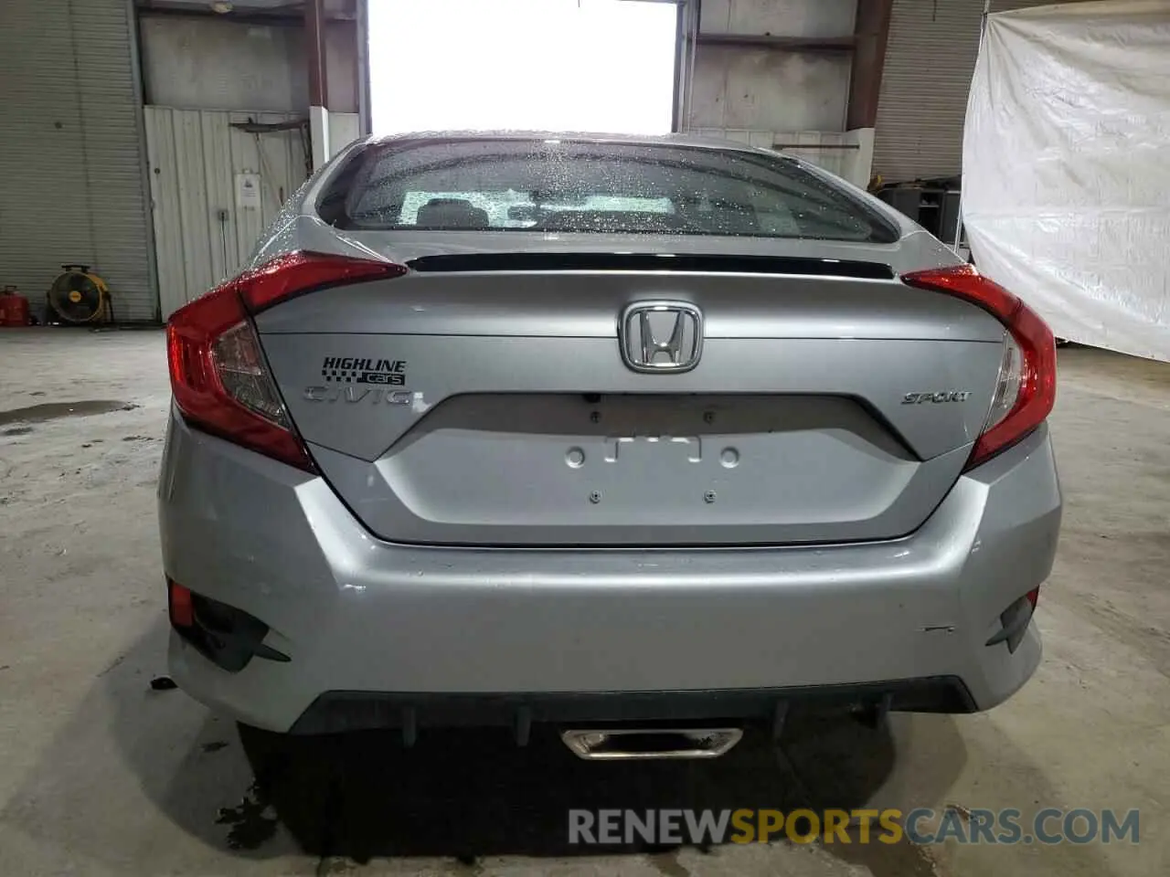 6 fotografías del automóvil dañado 2HGFC2F84KH553700 HONDA CIVIC 2019