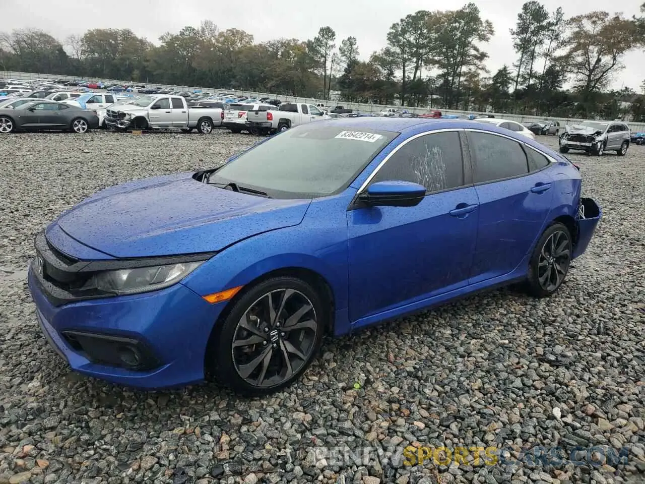 1 fotografías del automóvil dañado 2HGFC2F84KH577527 HONDA CIVIC 2019