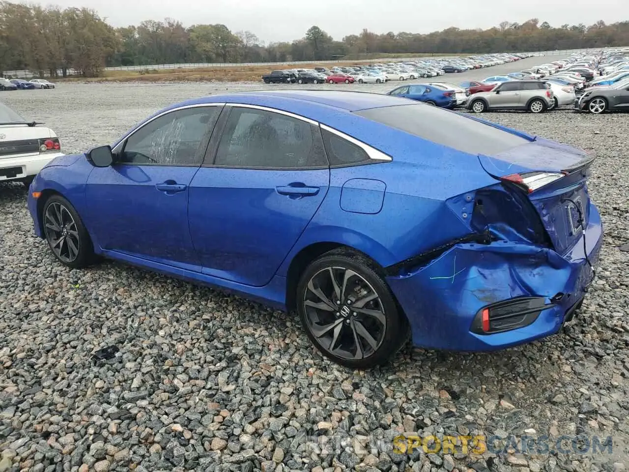2 fotografías del automóvil dañado 2HGFC2F84KH577527 HONDA CIVIC 2019