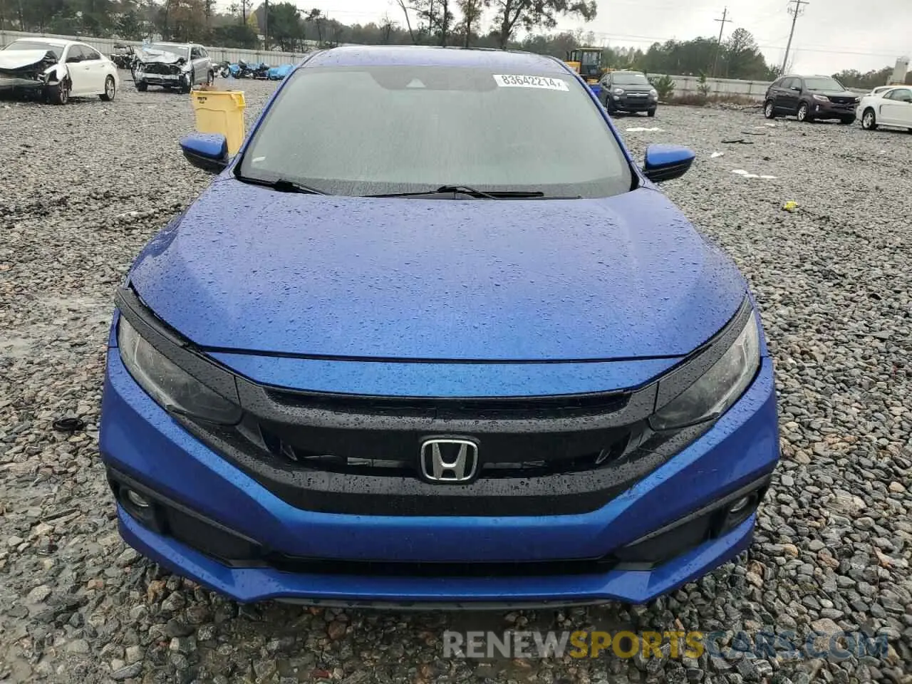 5 fotografías del automóvil dañado 2HGFC2F84KH577527 HONDA CIVIC 2019