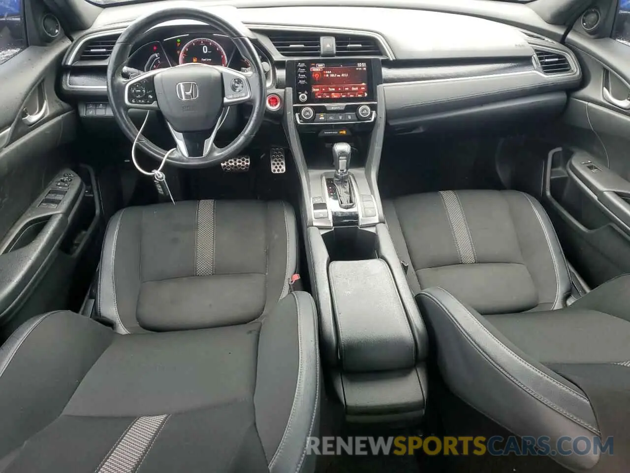 8 fotografías del automóvil dañado 2HGFC2F84KH577527 HONDA CIVIC 2019