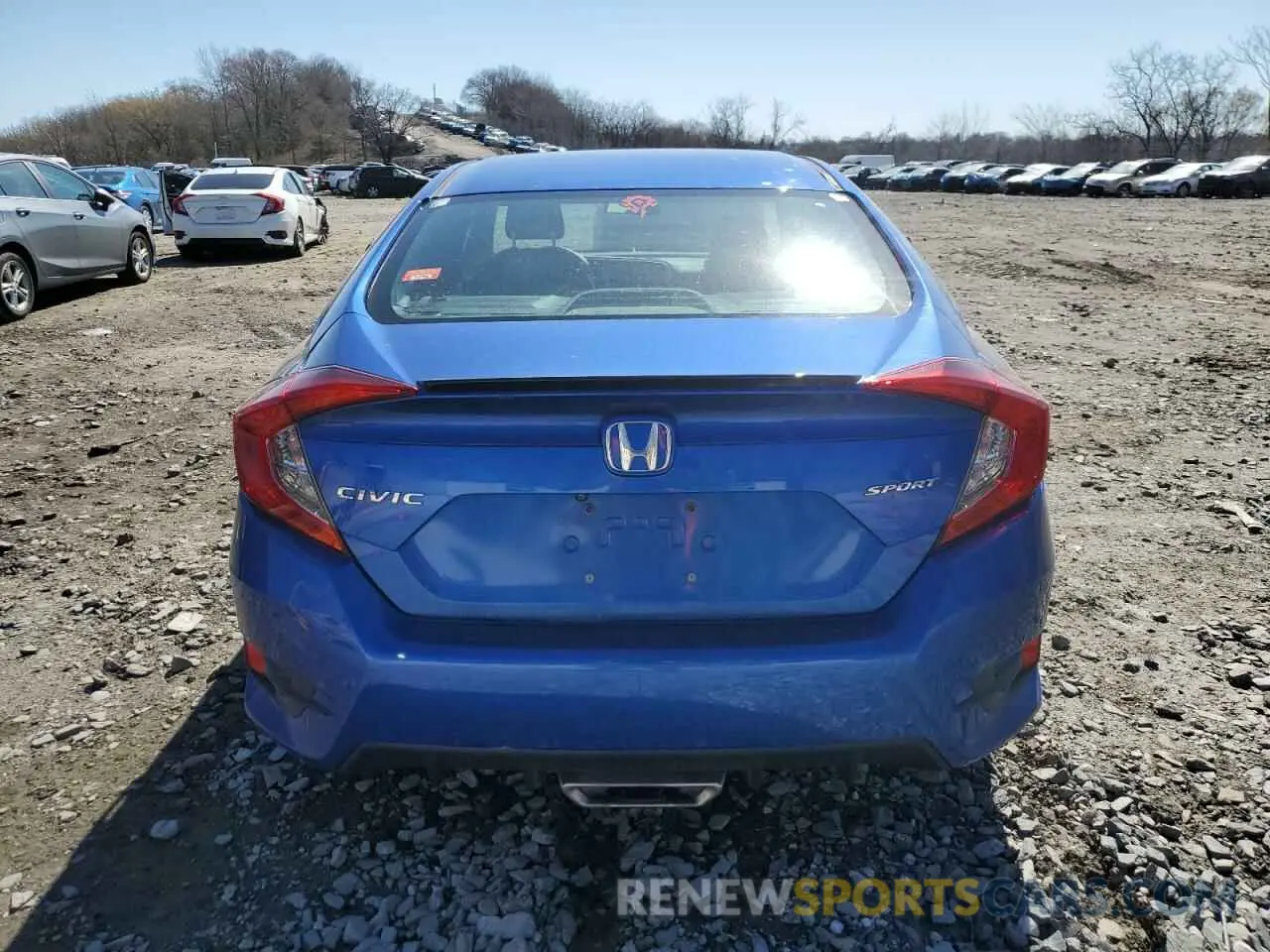 6 fotografías del automóvil dañado 2HGFC2F84KH585949 HONDA CIVIC 2019