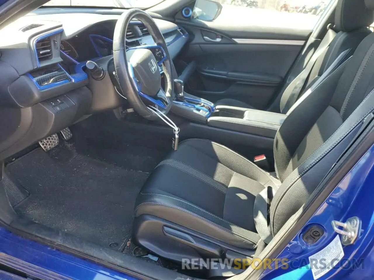 7 fotografías del automóvil dañado 2HGFC2F84KH585949 HONDA CIVIC 2019