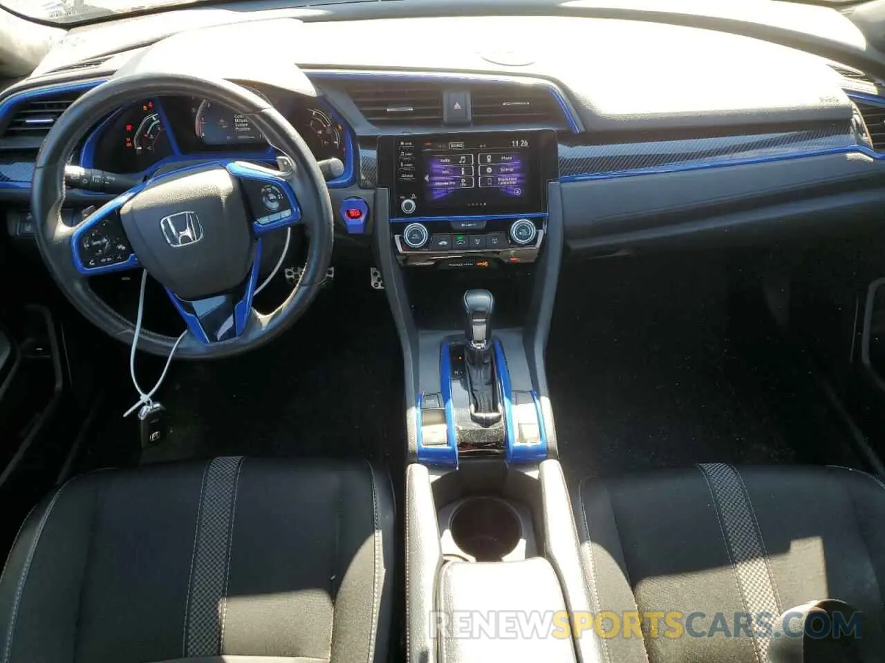 8 fotografías del automóvil dañado 2HGFC2F84KH585949 HONDA CIVIC 2019