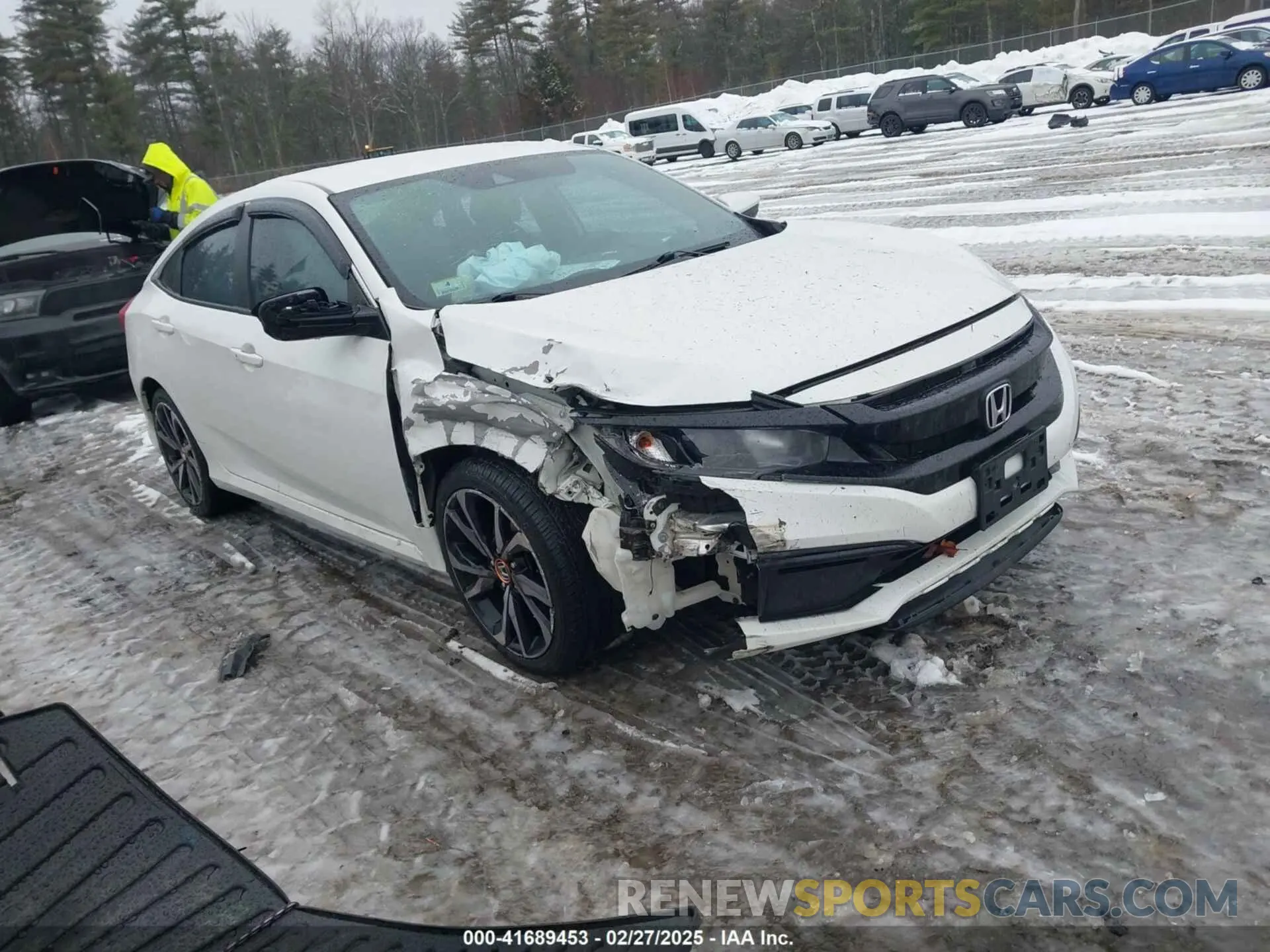 1 fotografías del automóvil dañado 2HGFC2F84KH586938 HONDA CIVIC 2019