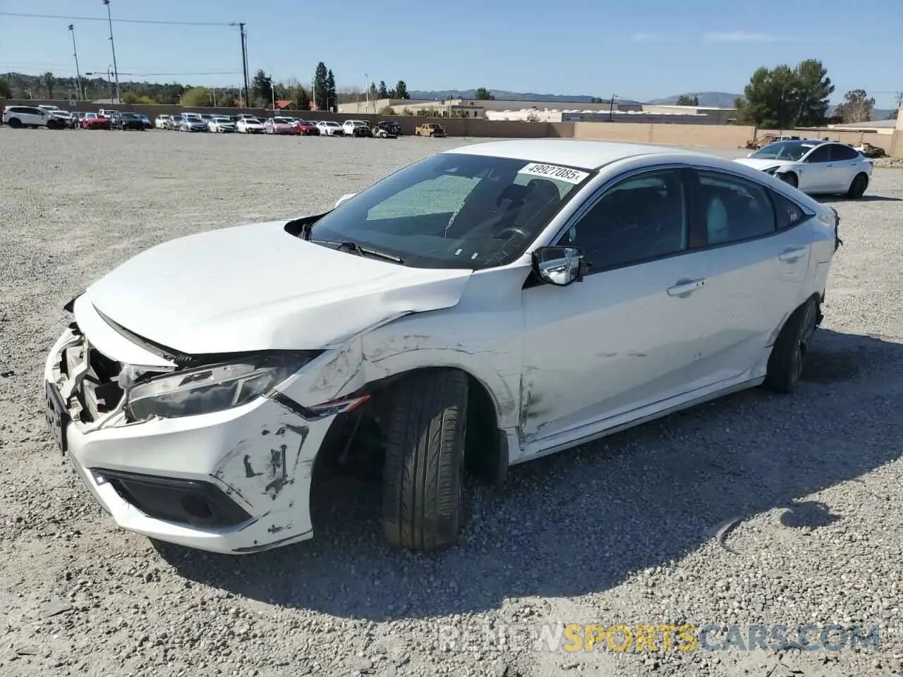 1 fotografías del automóvil dañado 2HGFC2F84KH594151 HONDA CIVIC 2019