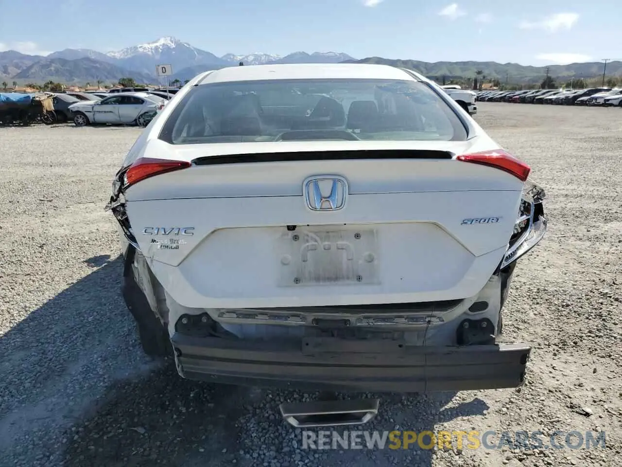 6 fotografías del automóvil dañado 2HGFC2F84KH594151 HONDA CIVIC 2019