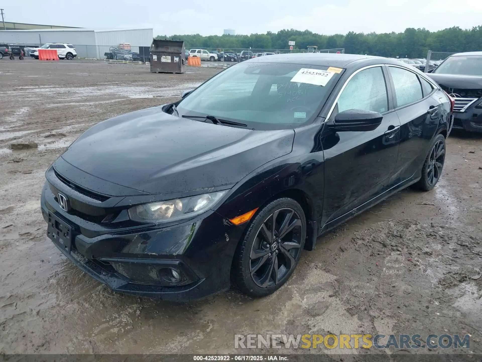 2 fotografías del automóvil dañado 2HGFC2F85KH514081 HONDA CIVIC 2019