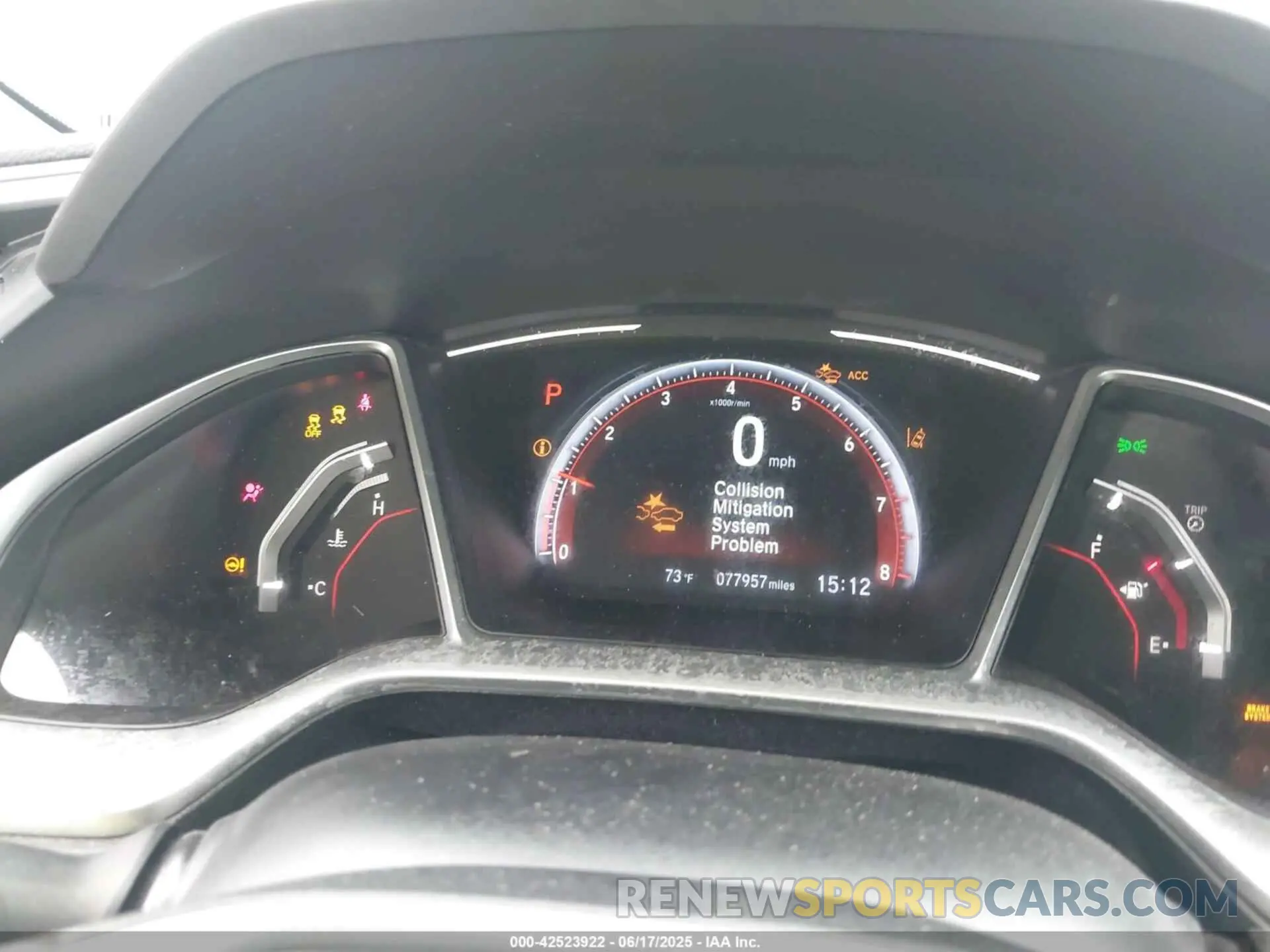 7 fotografías del automóvil dañado 2HGFC2F85KH514081 HONDA CIVIC 2019